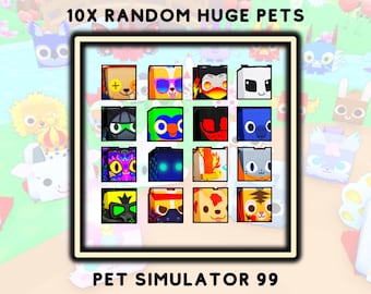 10x Random Huge Pet | Pet Simulator 99 | ROBLOX | PS99