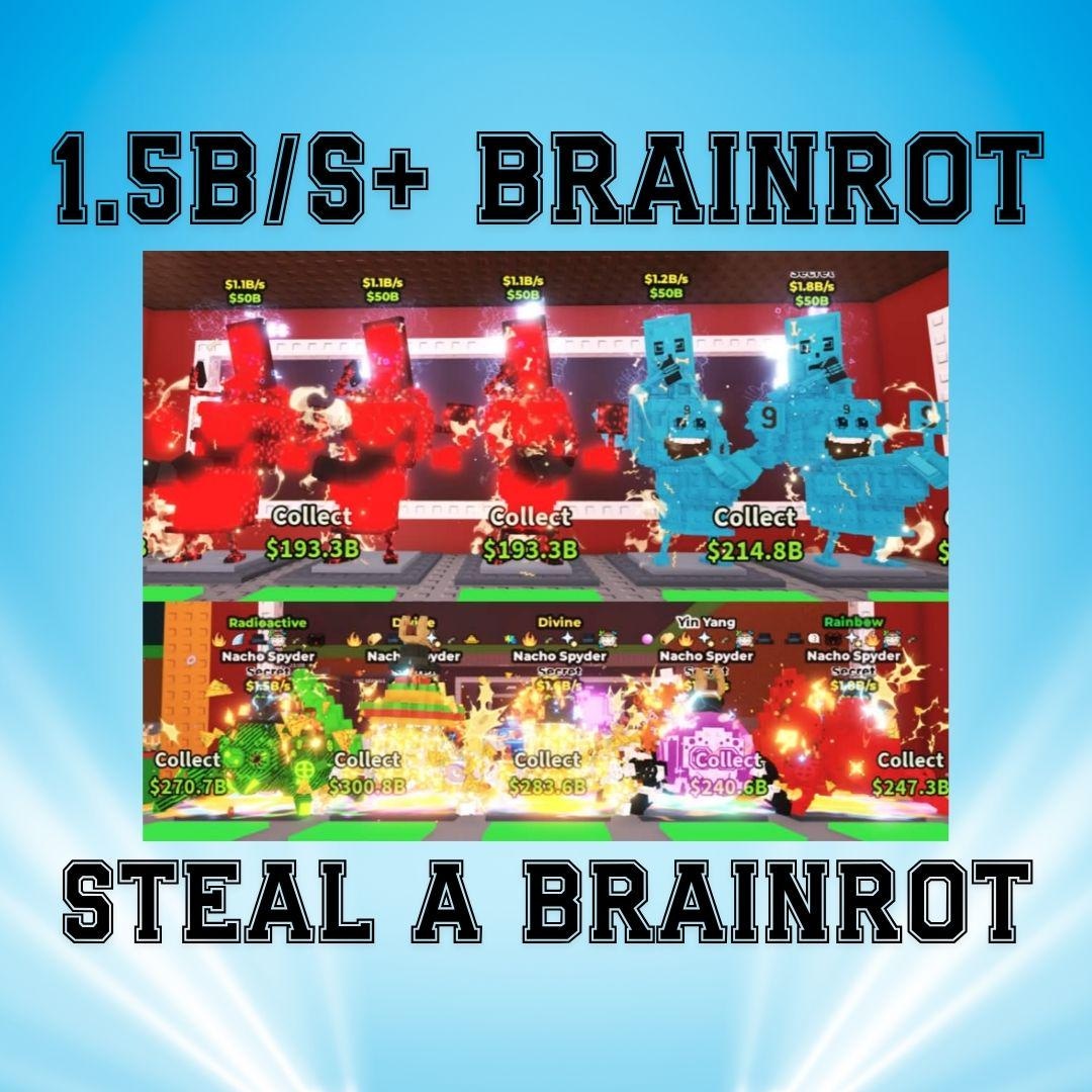 Random Brainrot Faces Steal a Brainrot | 1.5B/S+ Random Brainrot | Roblox - Etsy