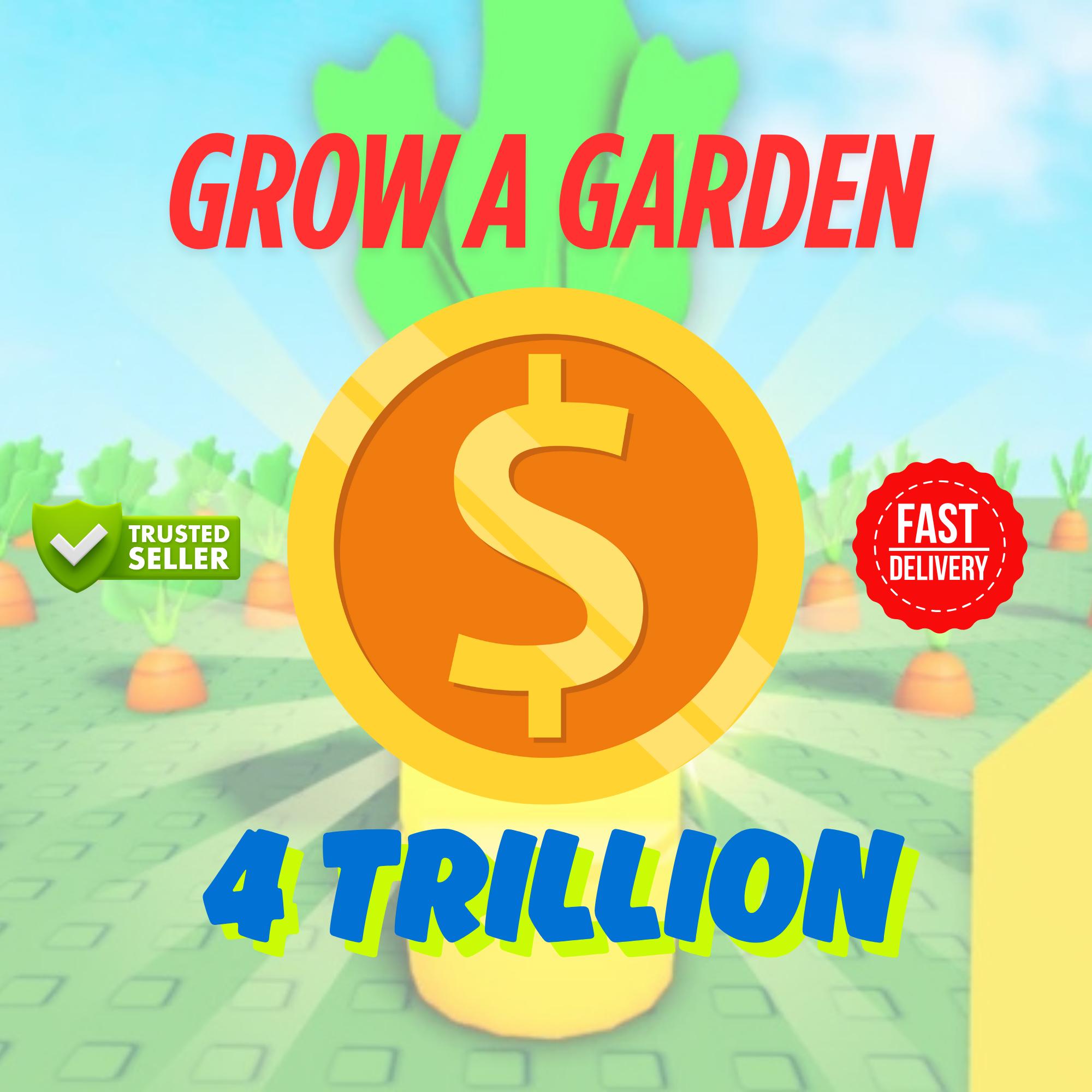 4 Trillion Coins | Grow A Garden | 4T Sheckles | Roblox