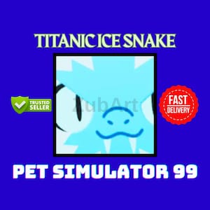 Roblox Pet Simulator 99: Serpente di ghiaccio del Titanic / PS99
