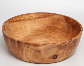 Decorative Figured Maple Hand Turned Bowl