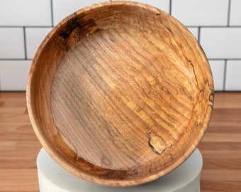 Wood turned bowl | Spalted maple bowl | Segmented Bowl