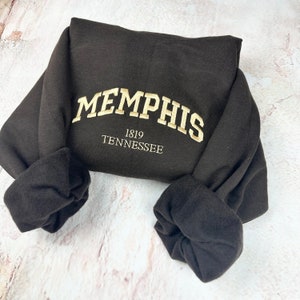 Memphis Embroidered Sweatshirts- Custom City Shirts