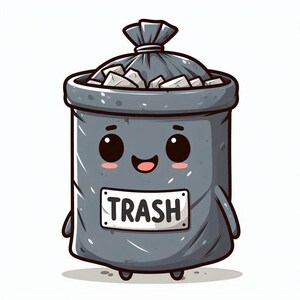 Trash bag emote