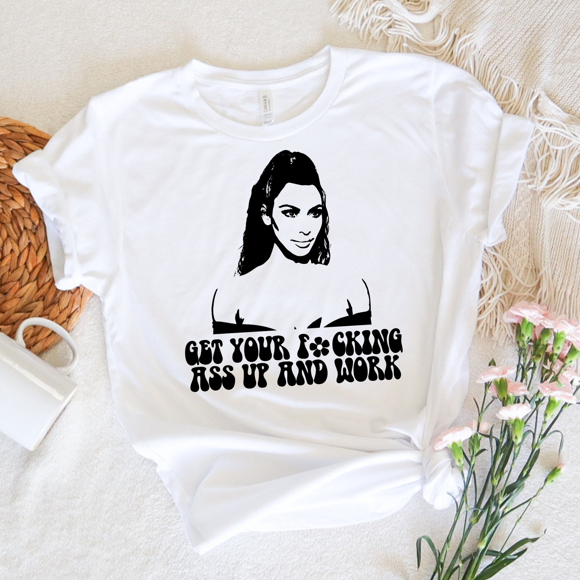 Discover Kim Kardashian Kim K retro aesthetic t-shirt