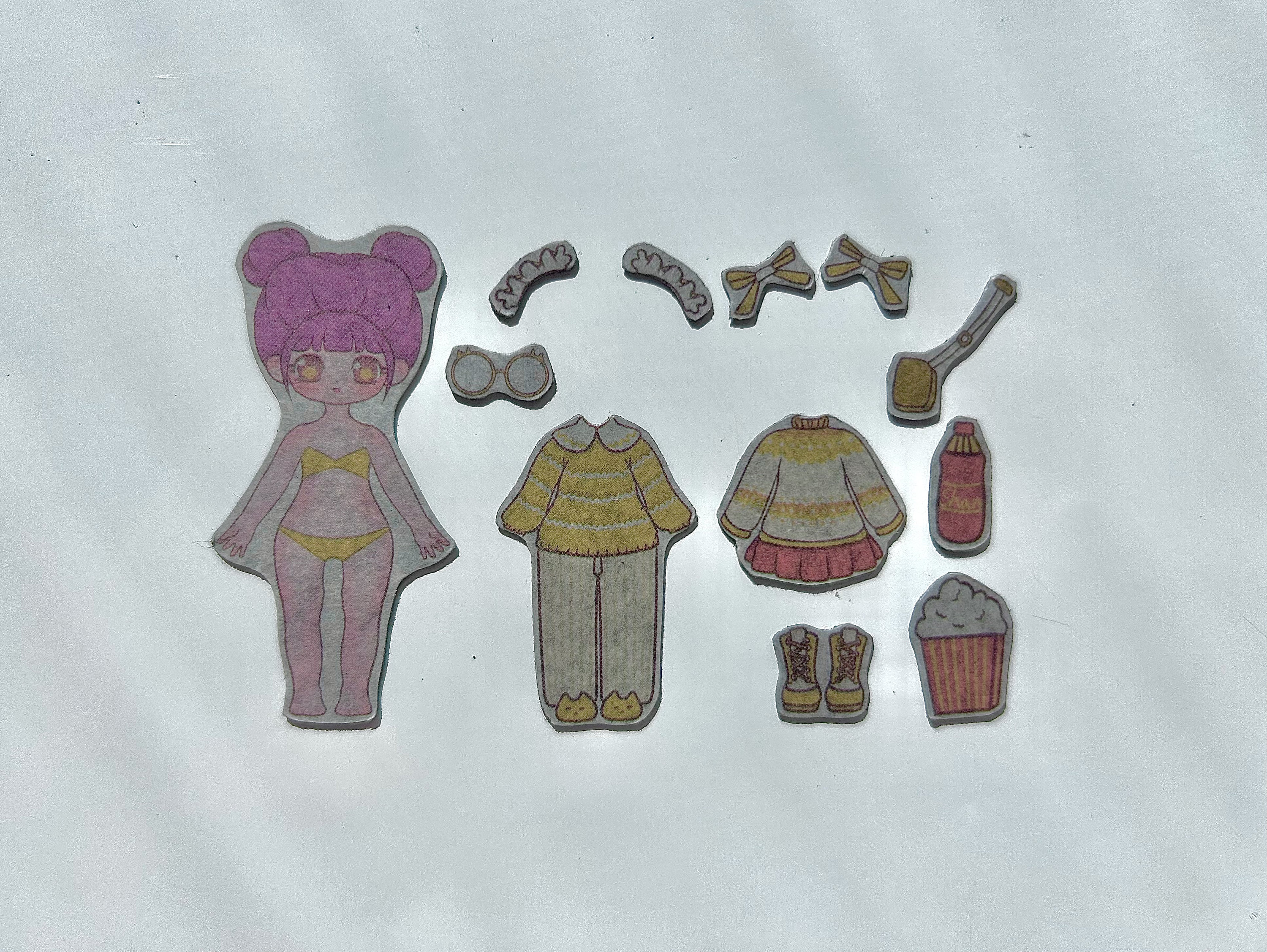 Clothes for Magnetic Paper Doll Collection