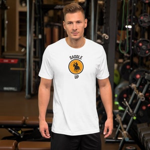 Western Themed Country Cowboy Saddle Up Horse Unisex t-shirt