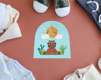 Cute Horse Western Themed Baby Beanie