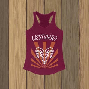 Réservoir Idéal Racerback pour femmes à thème western Cowgirl
