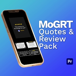 Quotes and Review MoGRT Pack