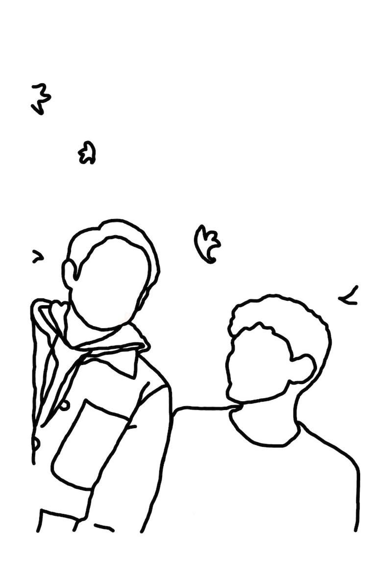 Heartstopper Outline Digital Download Etsy