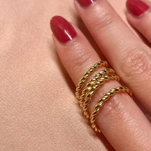 Twist Eternity ~ Vermeil Ring