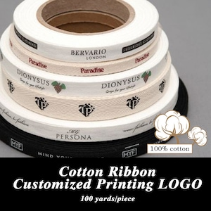 Signature Branding: Personalized Cotton Twill Ribbon Tape 