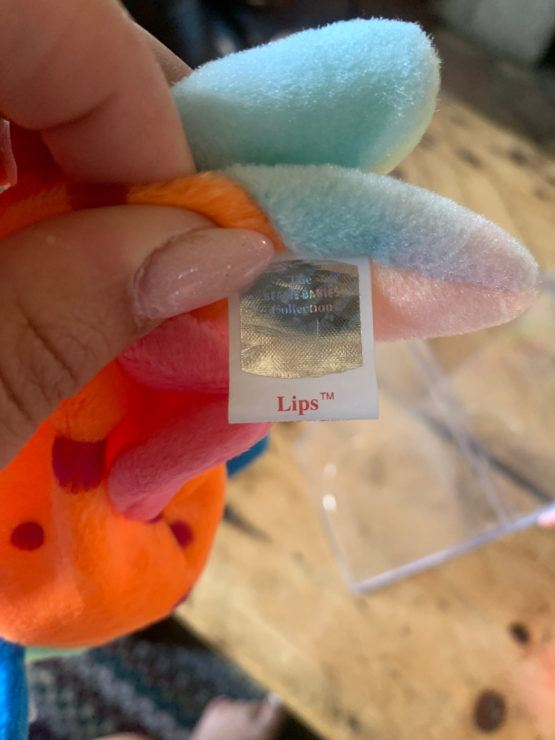 VERY Rare Beanie Baby Lips the Fish Etsy