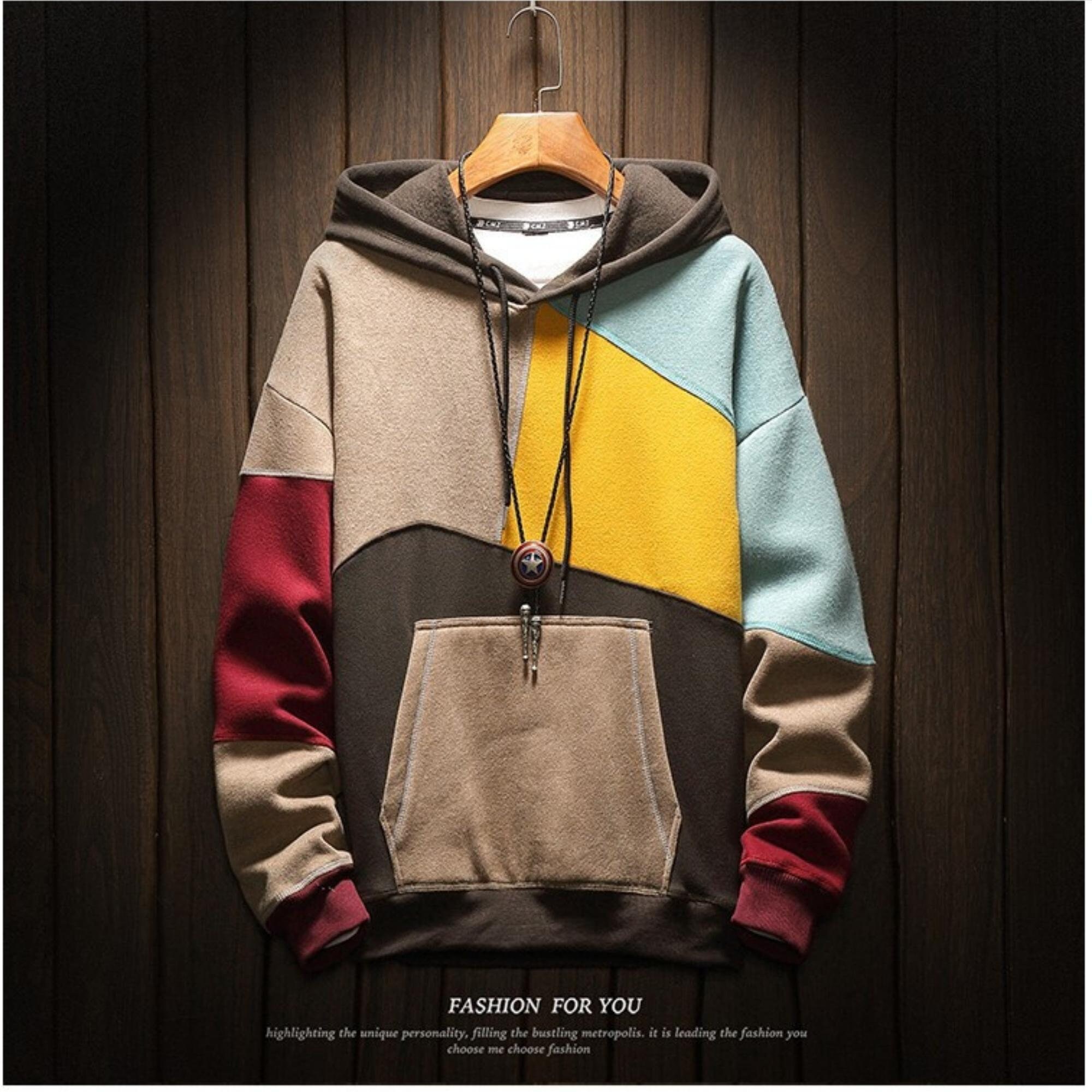Color Block Hoodie - Etsy