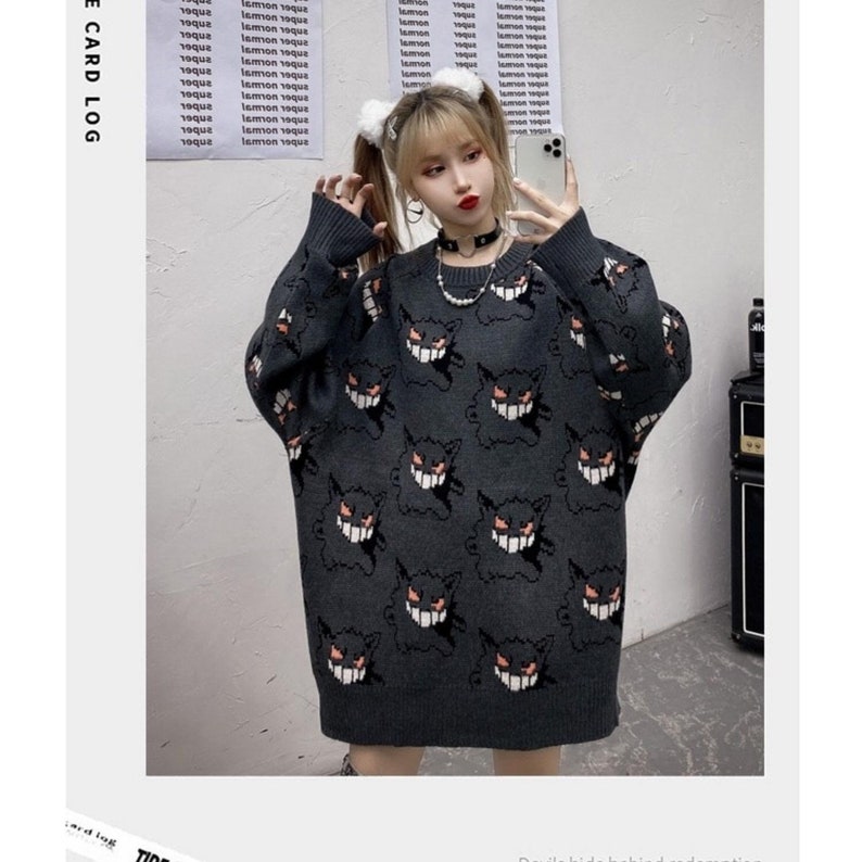 gengar sweater etsy