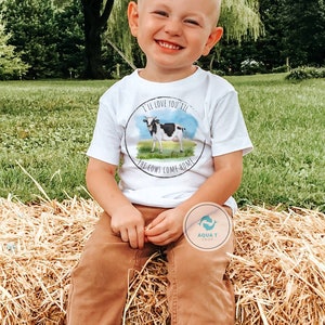 I&#39;ll Love You Til The Cows Come  Home,Boondock Boy, Southern, Toddler Shirt, Boy Shirts, Country Charm, Farm, Kids Tshirt, Cows, Farming