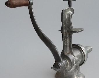 Vintage Keystone #30 Meat Grinder Hand Crank Clamp-On Made in USA Boyertown PA C.I. Co. Farmhouse Kitchen Tool