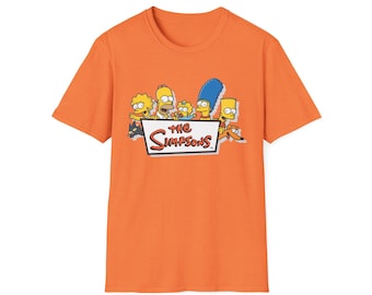 The Simpsons T-Shirt: Classic Cartoon Unisex Softstyle Tee
