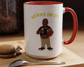 Funny "Kenny Do It" Coffee Mug: Hilarious Office Humor Gift