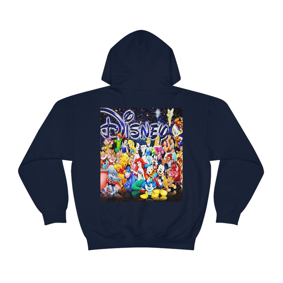 DISNEYLAND WATERCOLOR PULLOVER HOODED JACKET FOR ADULTS SIZE XL