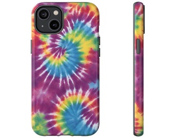 Vibrant Tie-Dye Phone Case: Stylish Protection. Cases For iPhone 11, 12, 13, 14 and 15. Case for Samsung S20, S21, S22 and S23