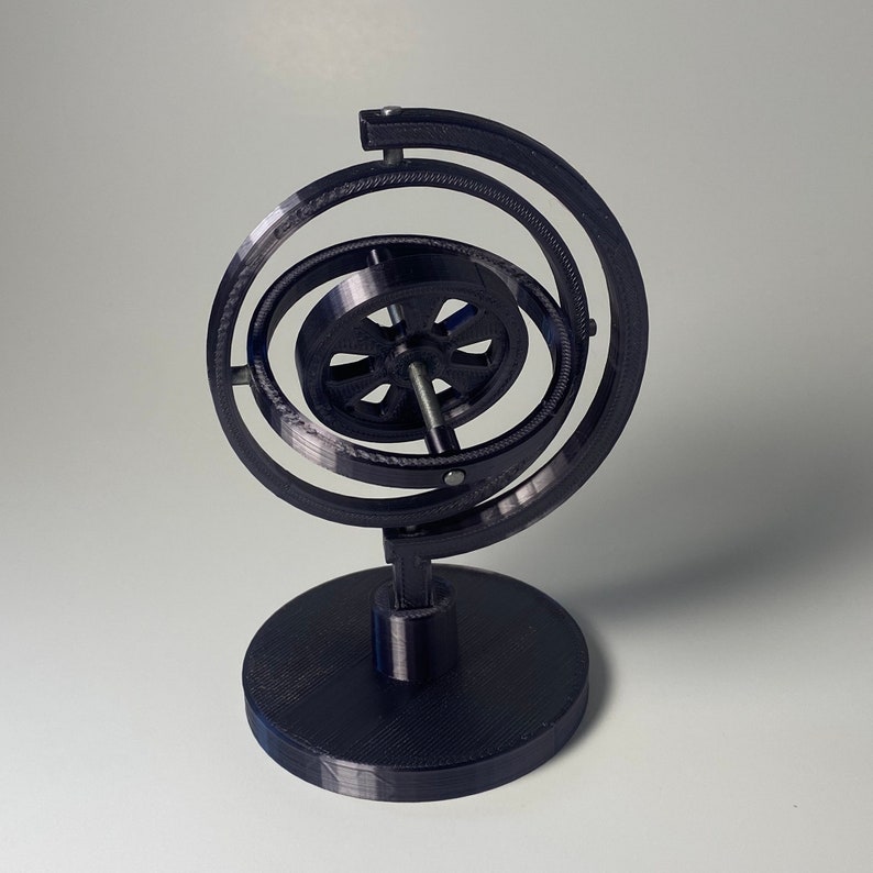 Gyroscope Desk Toy, 3D Printed Desk Ornament Etsy