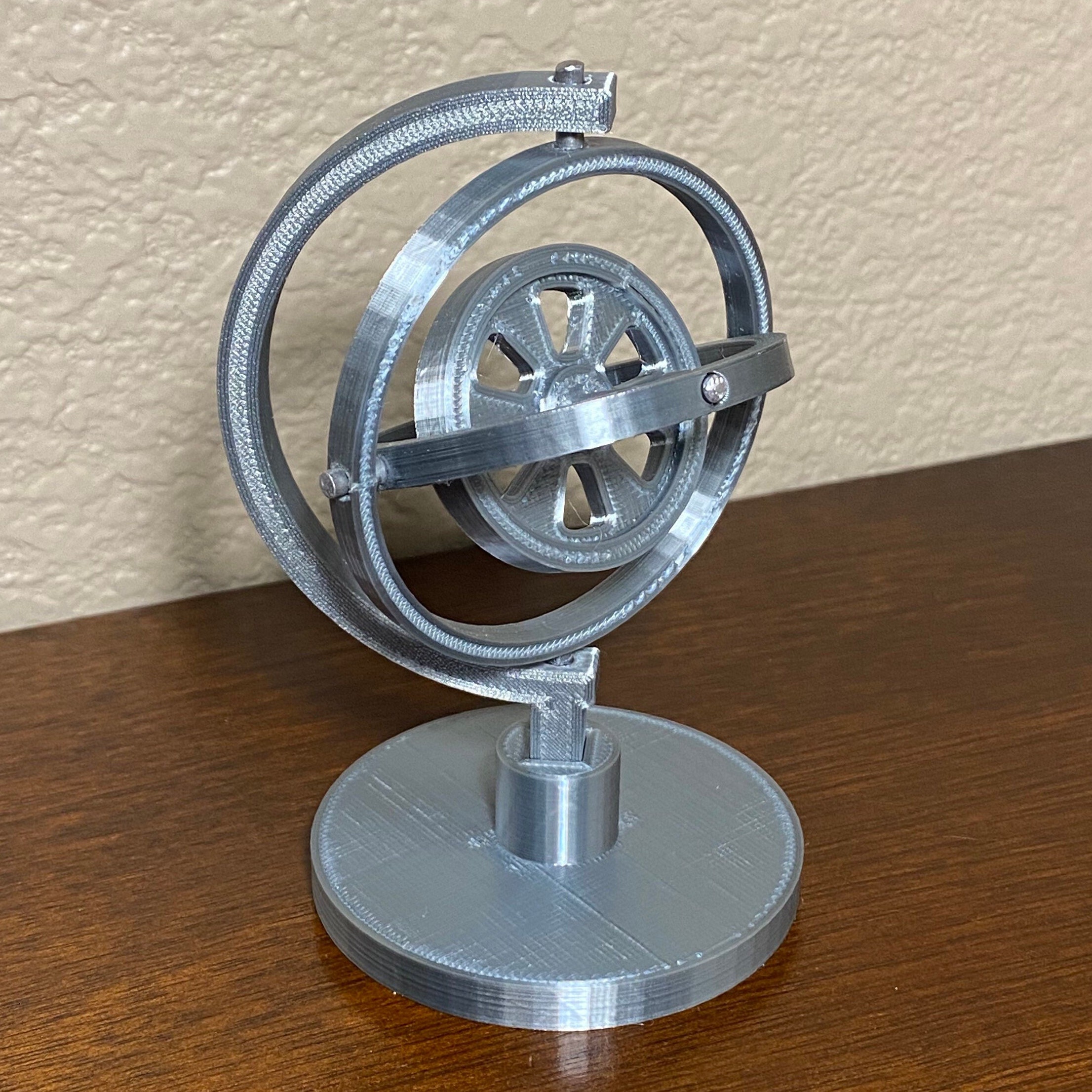 Gyroscope Desk Toy, 3D Printed Desk Ornament Etsy