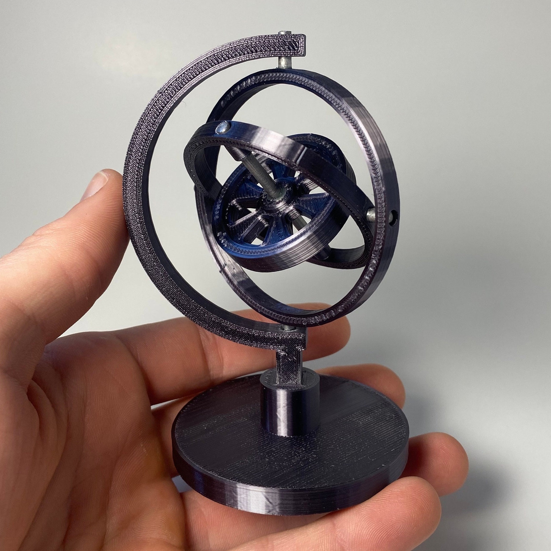 Gyroscope Desk Toy, 3D Printed Desk Ornament Etsy