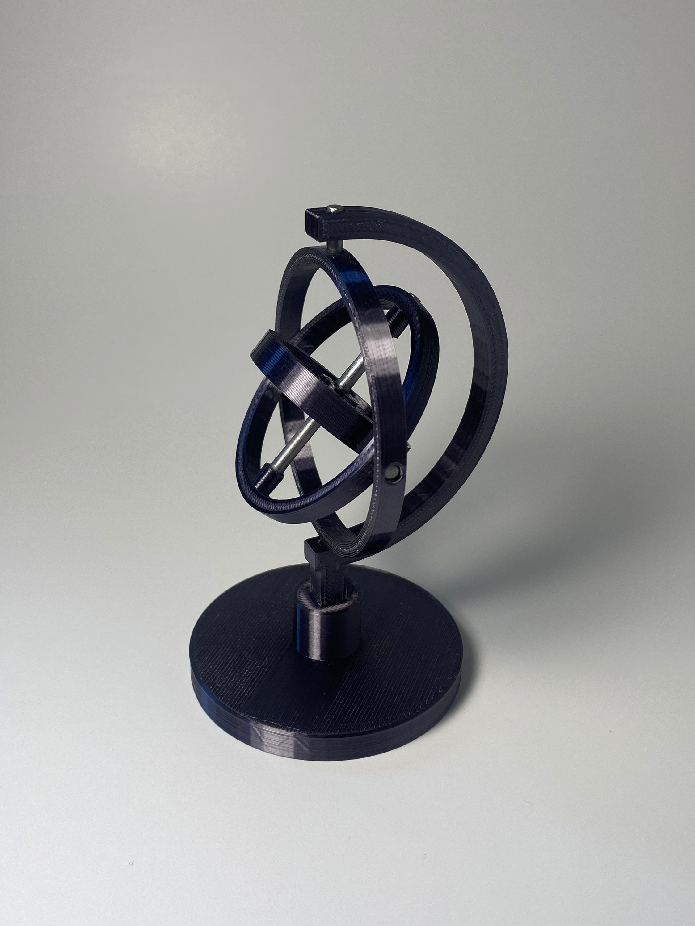 Gyroscope Desk Toy, 3D Printed Desk Ornament Etsy