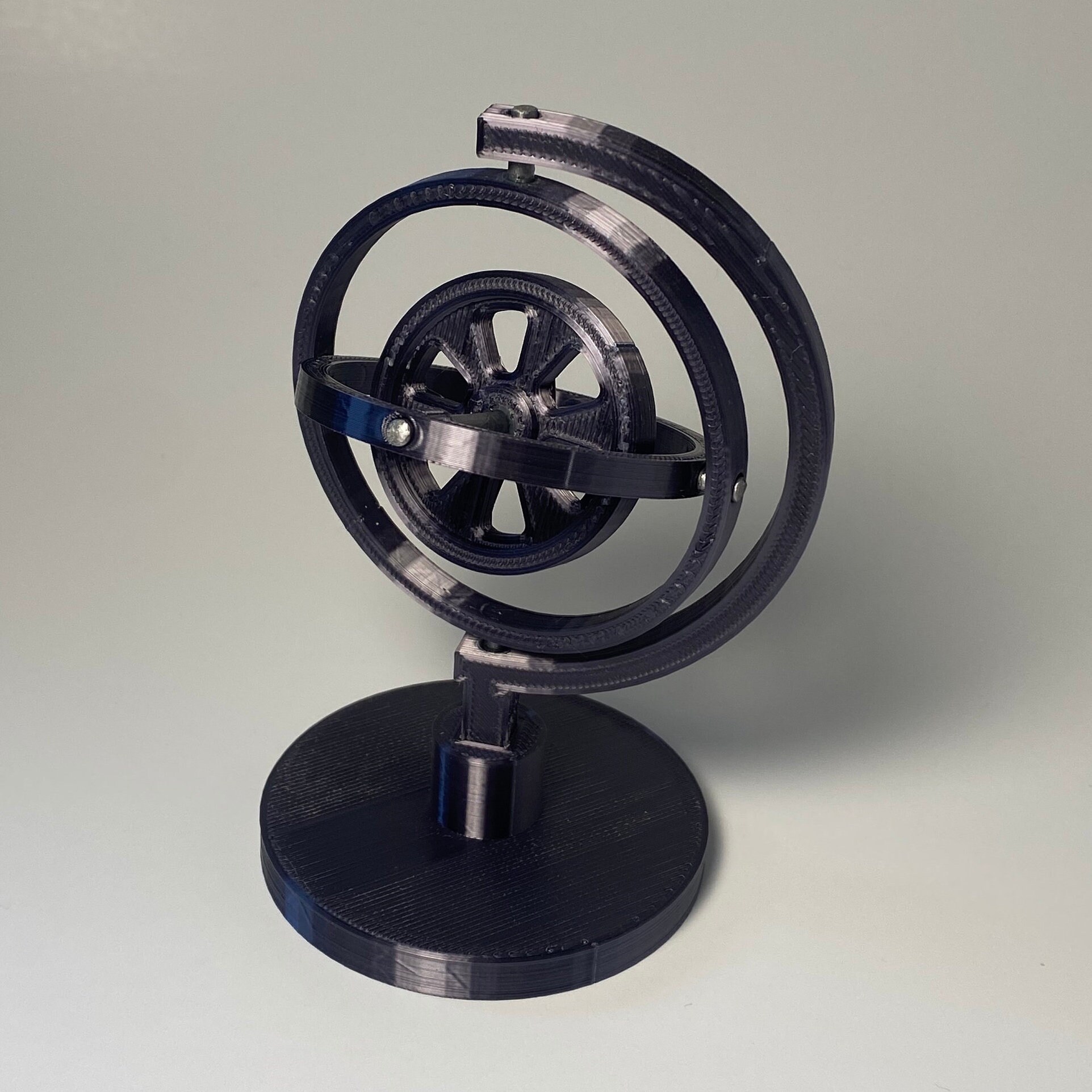 Gyroscope Desk Toy, 3D Printed Desk Ornament Etsy