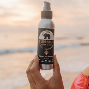 SUNMUD Brand Mineral Sunscreen SPF 50, Broad Spectrum, Non-nano Zinc, Reef Safe, Eco-friendly, Water Resistant, Tinted Organic in Travel Tin image 8