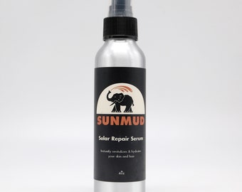 SunMud Solar Reparaturserum, After Sun Feuchtigkeitscreme, Hautserum, Gesichtsöl, Körperöl, Serum, Gesichtsserum, Hautserum, Hautpflege, für Haare