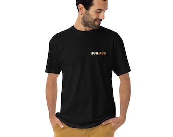 Camiseta SUNMUD Elephant, unissex, ecológica, algodão orgânico e poliéster reciclado