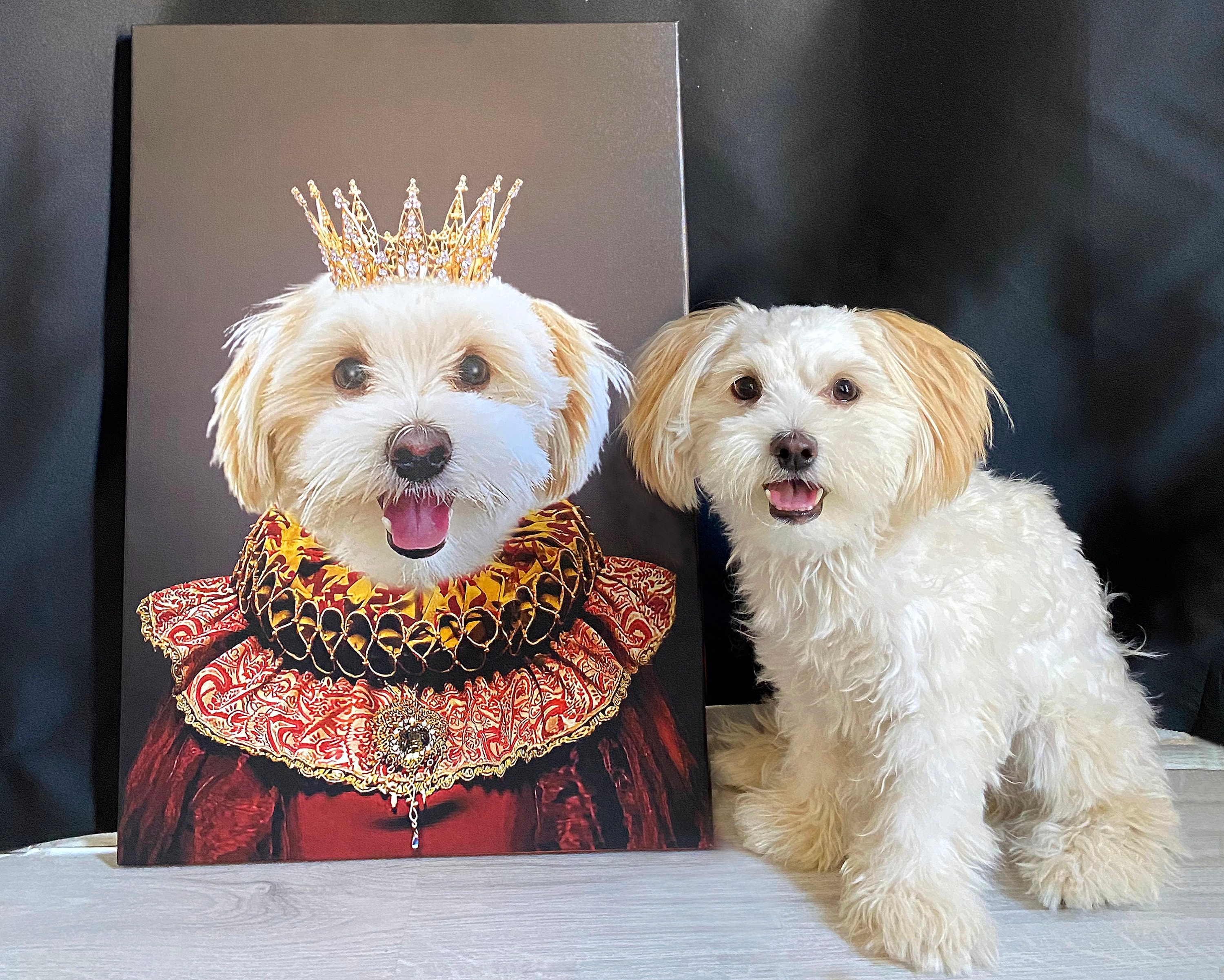 Custom Pet Portrait Princess Pet Painting Personalized Pet Etsy UK custom-pet-portrait-princess-pet-painting-personalized-pet-etsy-uk