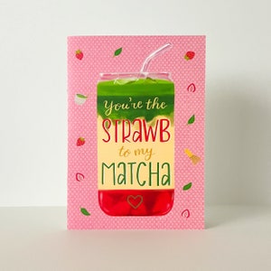 Du bist die Erdbeere zu meinem Matcha