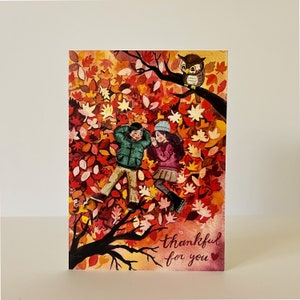 Tarjeta de felicitación de acción de gracias