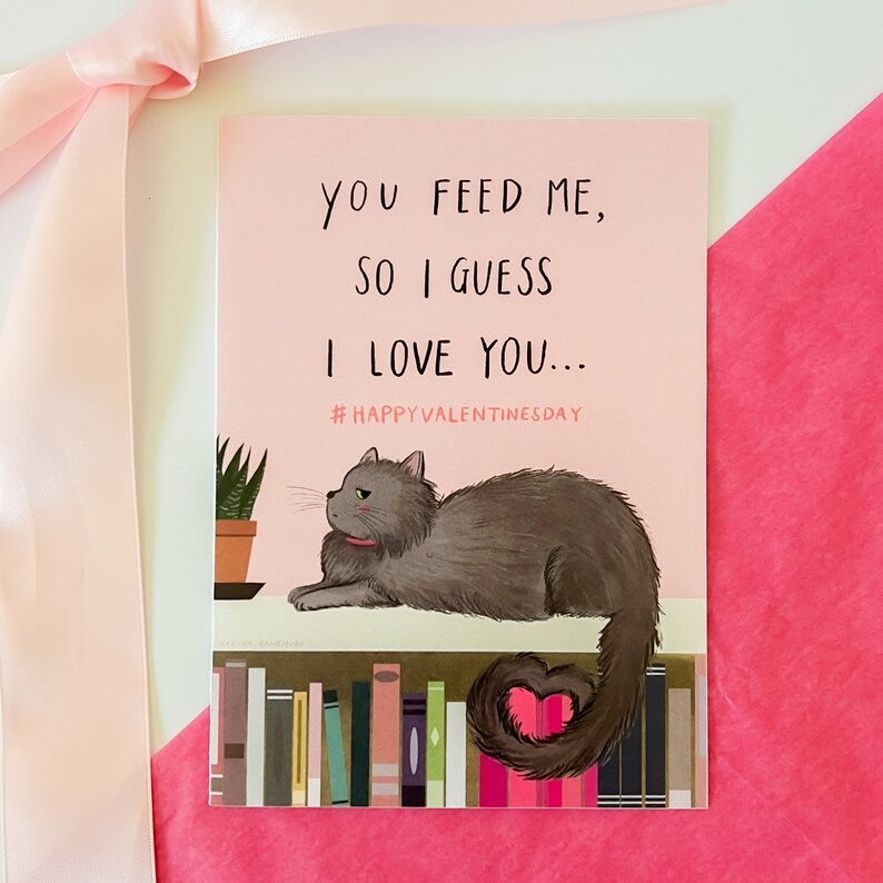 Cat Valentine's Day Card image 3