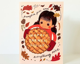 Thanksgiving Pie Card