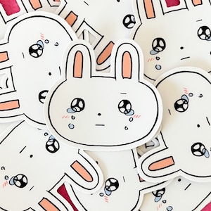 Cry Bunny Sticker image 1