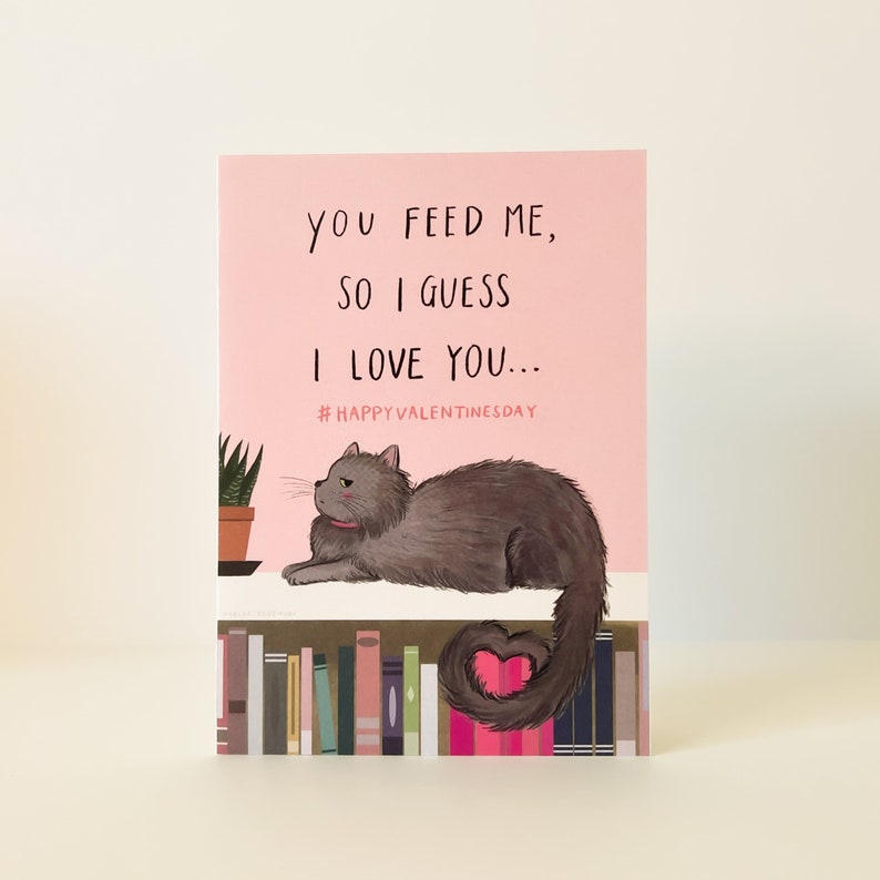 Cat Valentine's Day Card image 1
