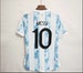 Vintage Jersey, 2021 Messi Argentina Copa America Soccer Jersey  Football shirt 