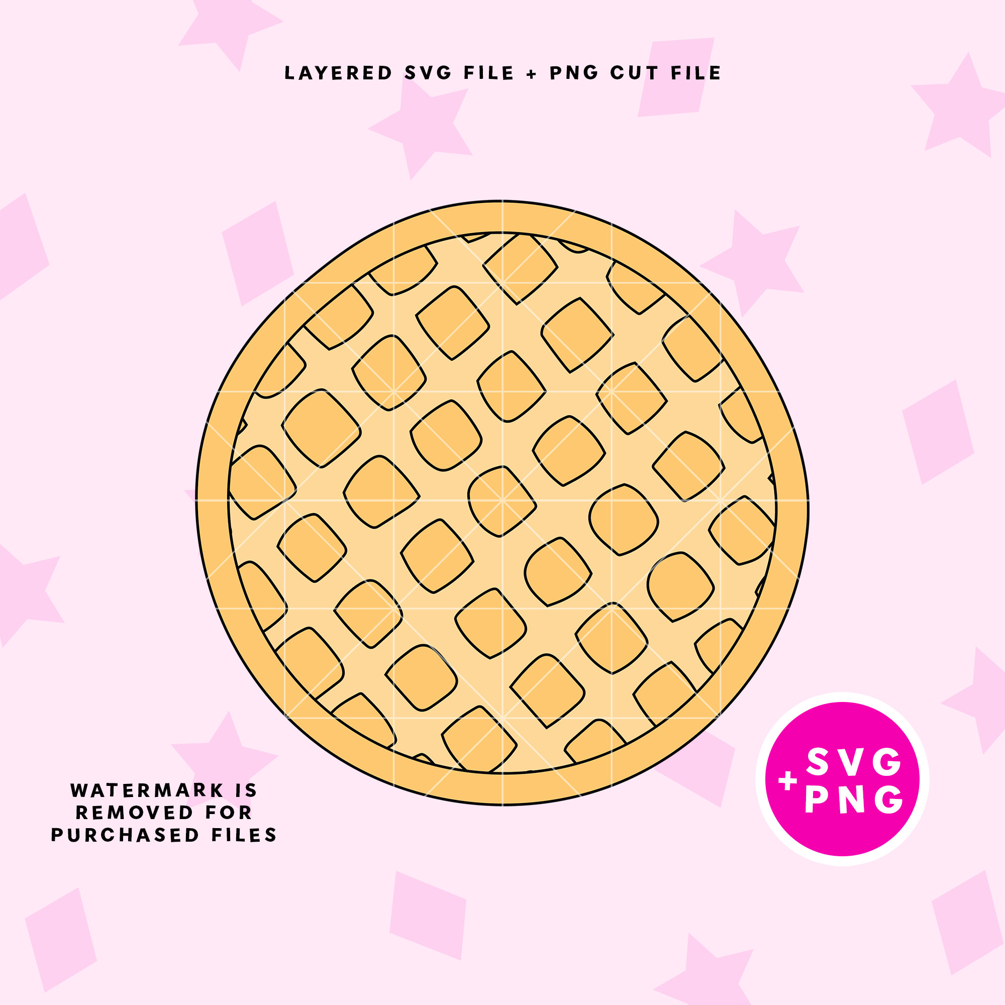 Eggo Waffle Stranger Things SVG Digital Download SVG PNG Etsy