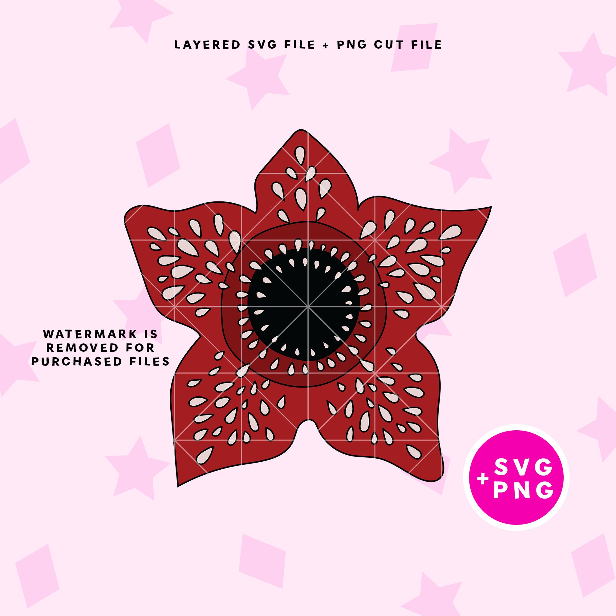 Demogorgon Stranger Things SVG Digital Download, SVG, PNG, Cricut ...