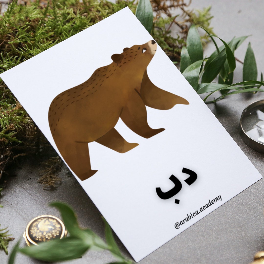 Arabic Animals Flashcards | Arabic for Kids | Arabic Flashcards ...