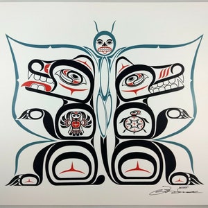 New Start by Lon French Haida Artist 11&quot;x14&quot; Signed Print