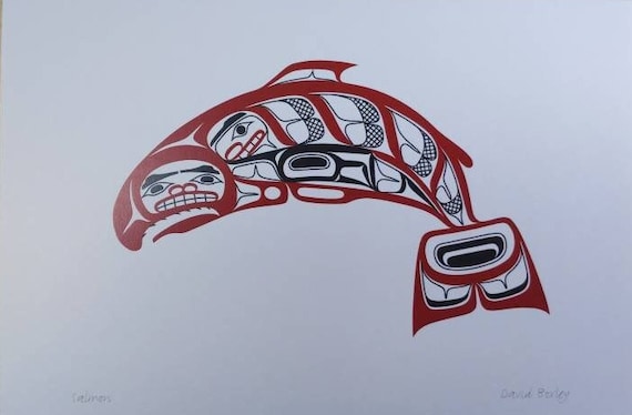 Salmon by David Boxley Tsimshian Artist 6