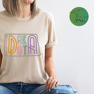 North Dakota Map Png, North Dakota State png, North Dakota Word Art Png, North Dakota Clipart, North Dakota Sublimation, North Dakota DTG