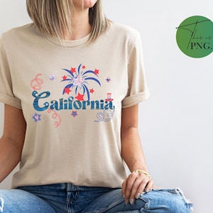 Californie, 4 juillet png, état de la Californie png, Californie Word Art Png, Californie Clipart, conception de sublimation de Californie