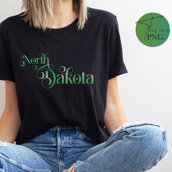 North Dakota Script Png, North Dakota State png, North Dakota Word Art Png, North Dakota Clipart, North Dakota Fighting Hawks png